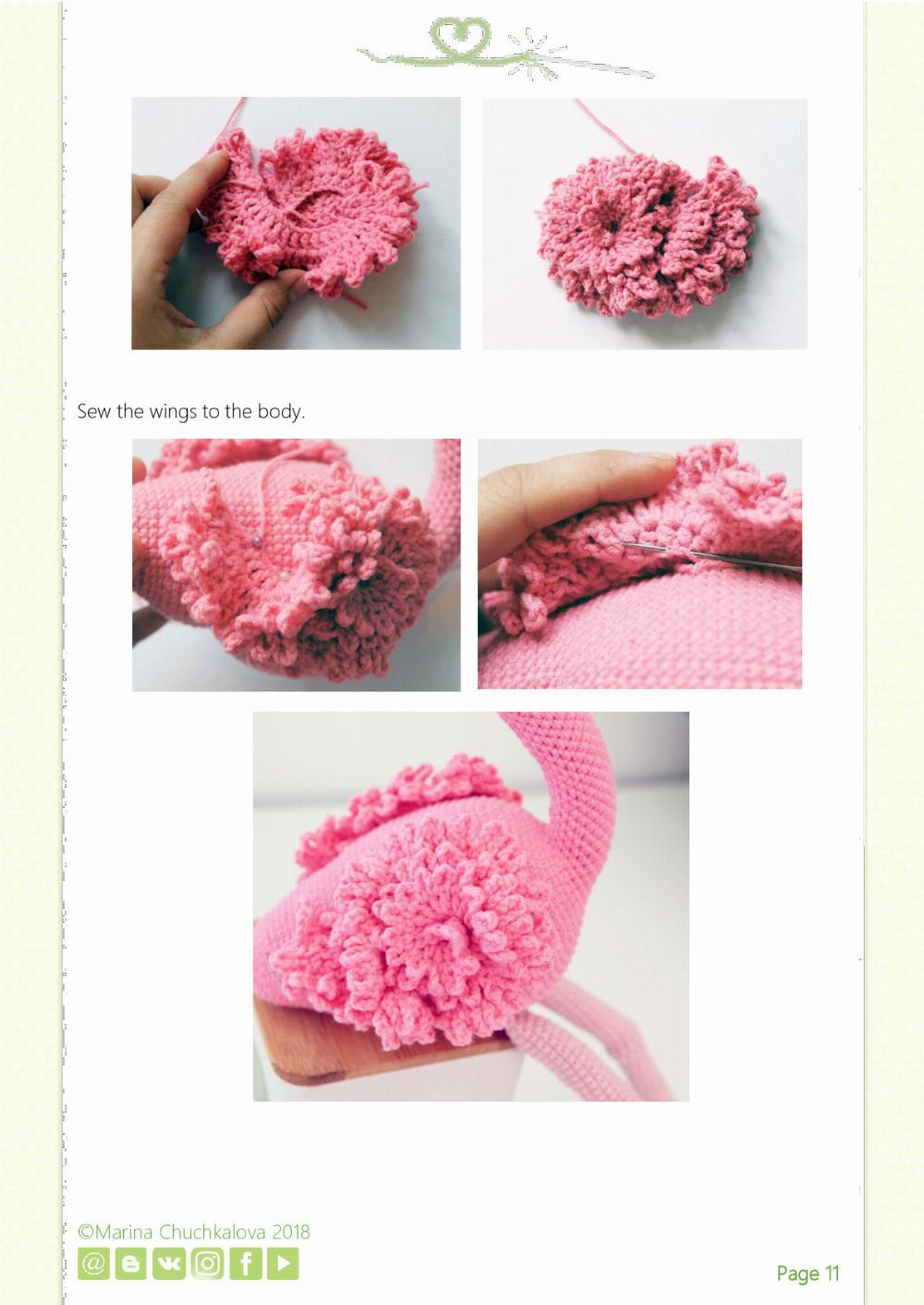 CROCHET PATTERN flamingo