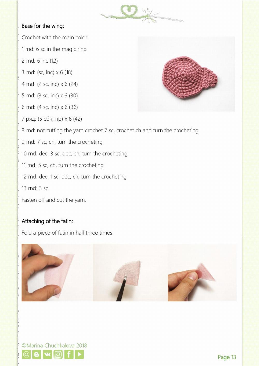 CROCHET PATTERN flamingo