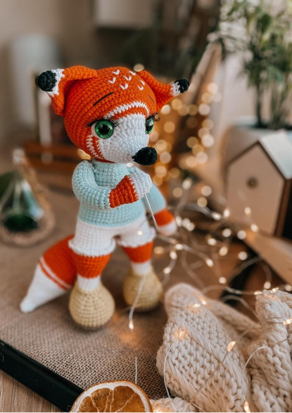 crochet pattern fox gloria