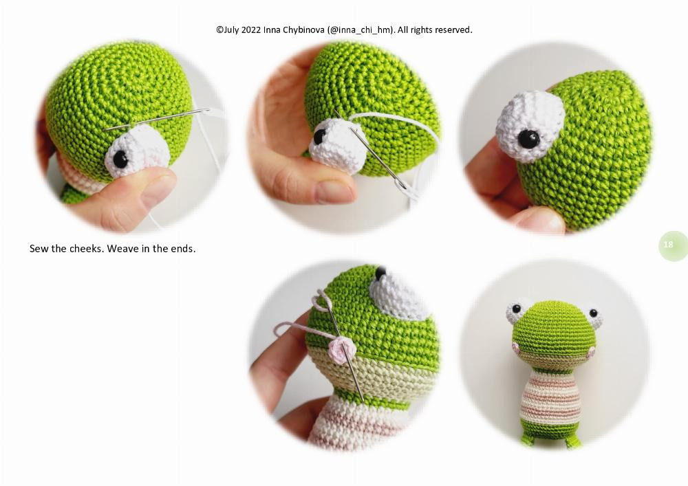 crochet pattern fredy the frog