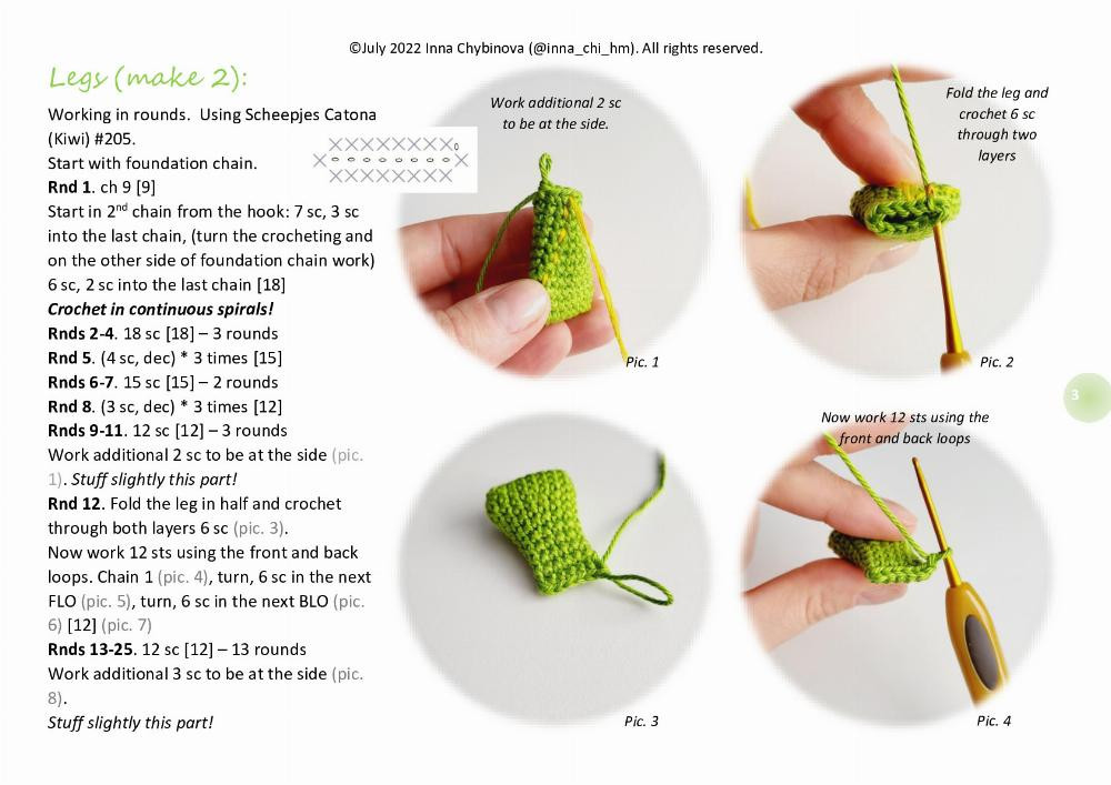 crochet pattern fredy the frog