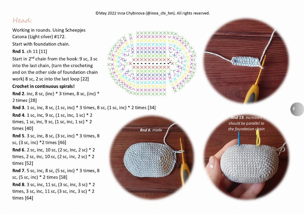 Crochet pattern “Hyppo Lovey”