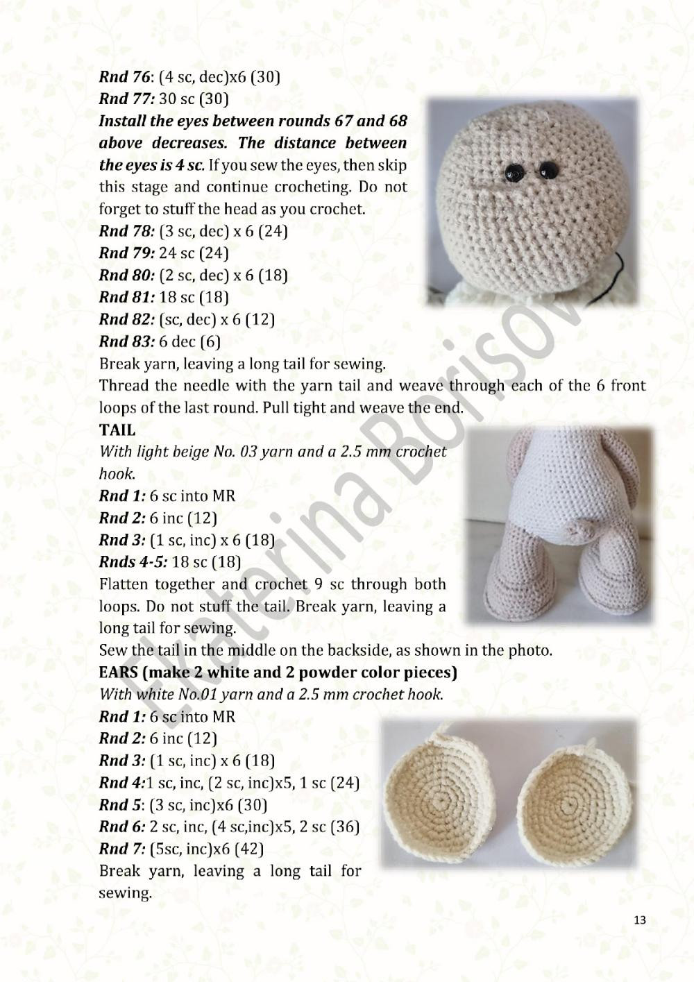 Crochet pattern Lamb