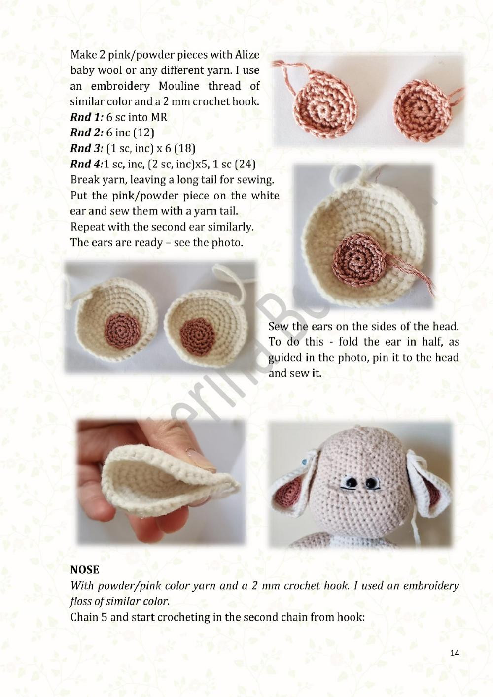 Crochet pattern Lamb