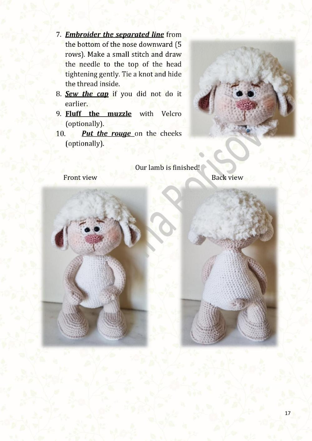 Crochet pattern Lamb