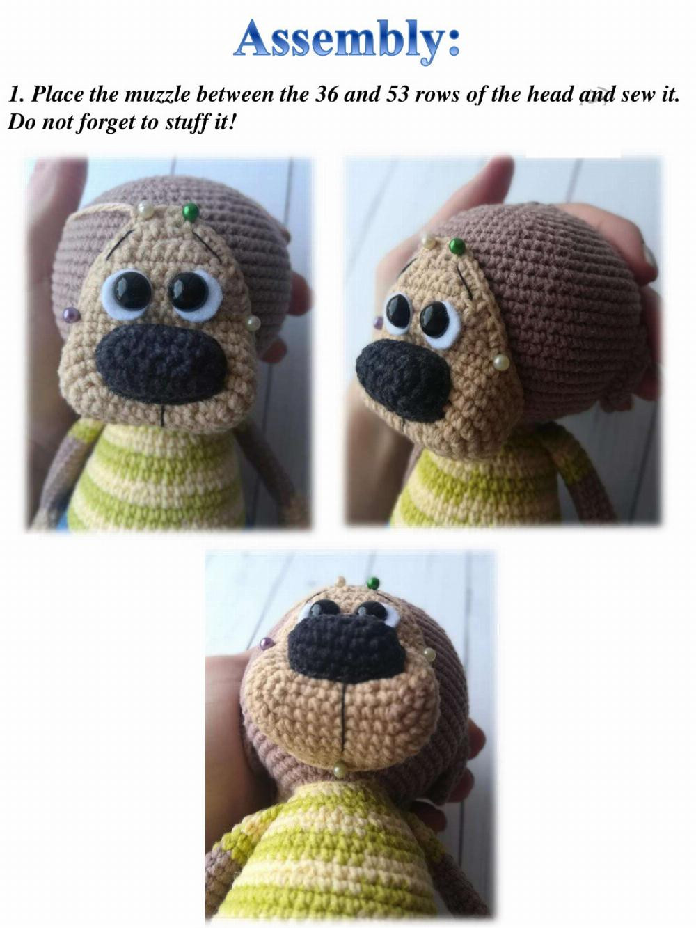 crochet pattern mackey monkey