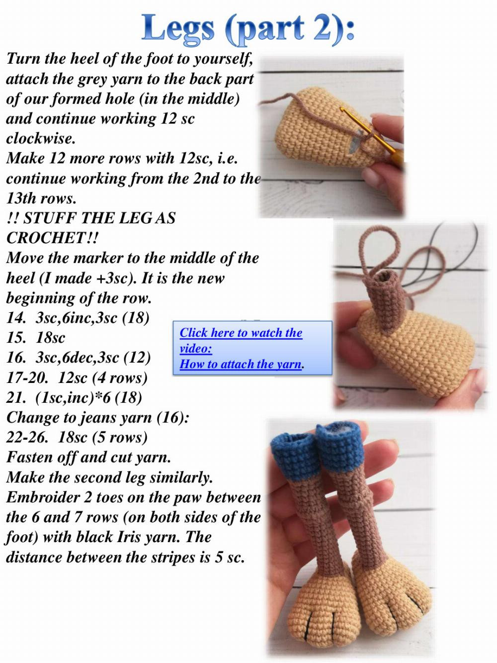crochet pattern mackey monkey