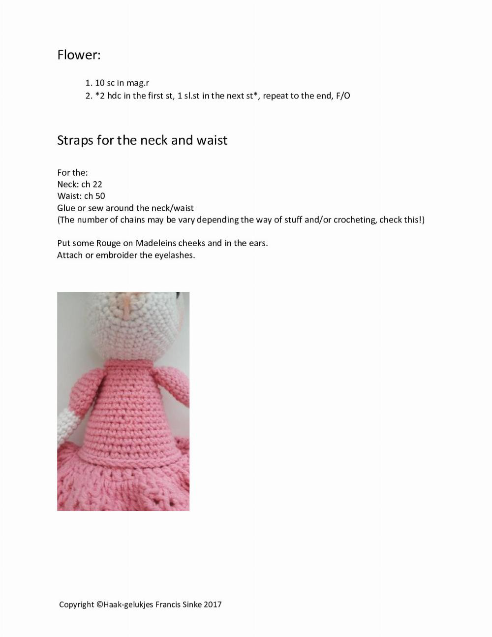 Crochet pattern Madelein Rabbit