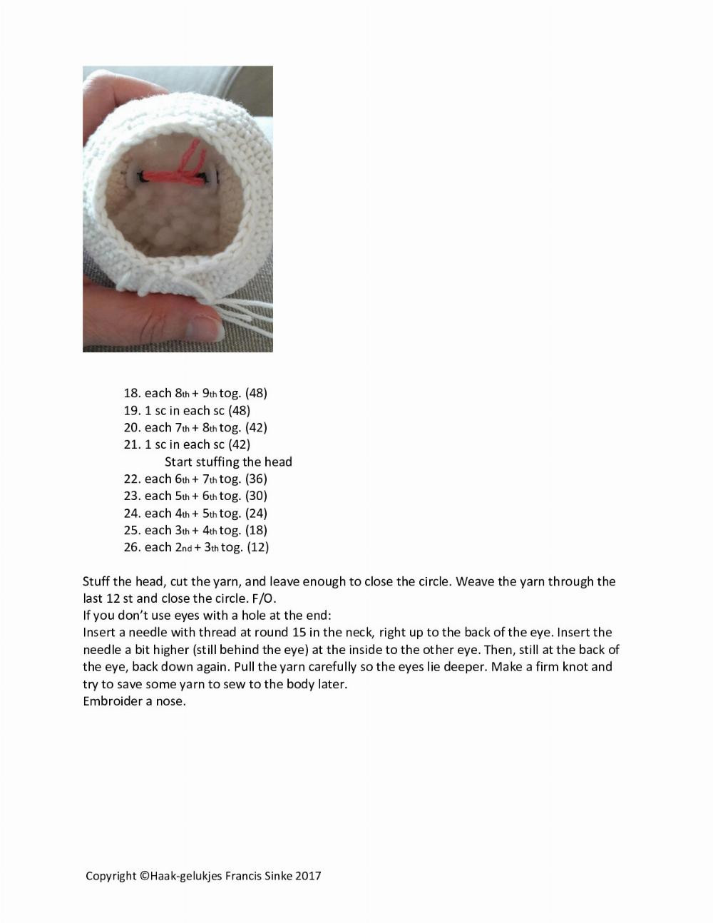 Crochet pattern Madelein Rabbit