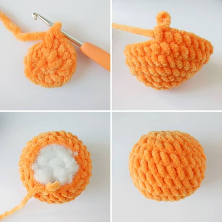 crochet pattern orange fruits