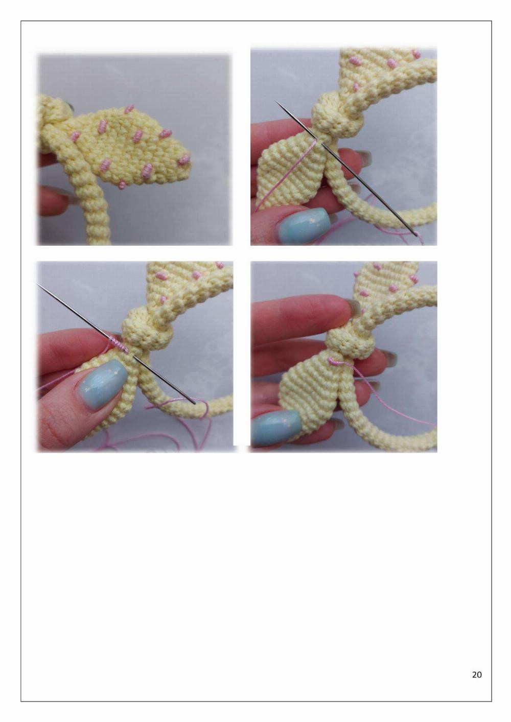 Crochet pattern Pinky Flamingo