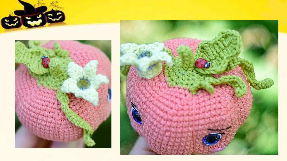 Crochet pattern Pumpkin and a little monster