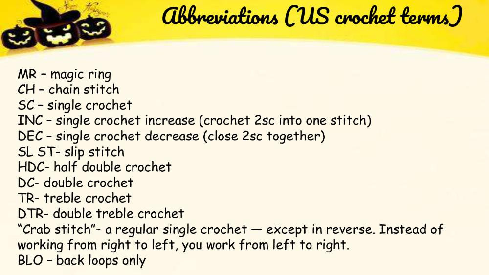 Crochet pattern Pumpkin and a little monster