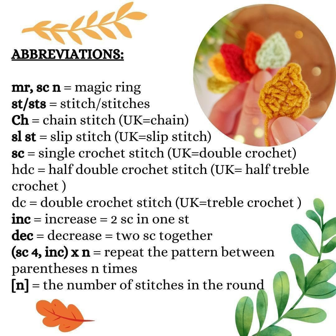 crochet pattern quick and easy leaf