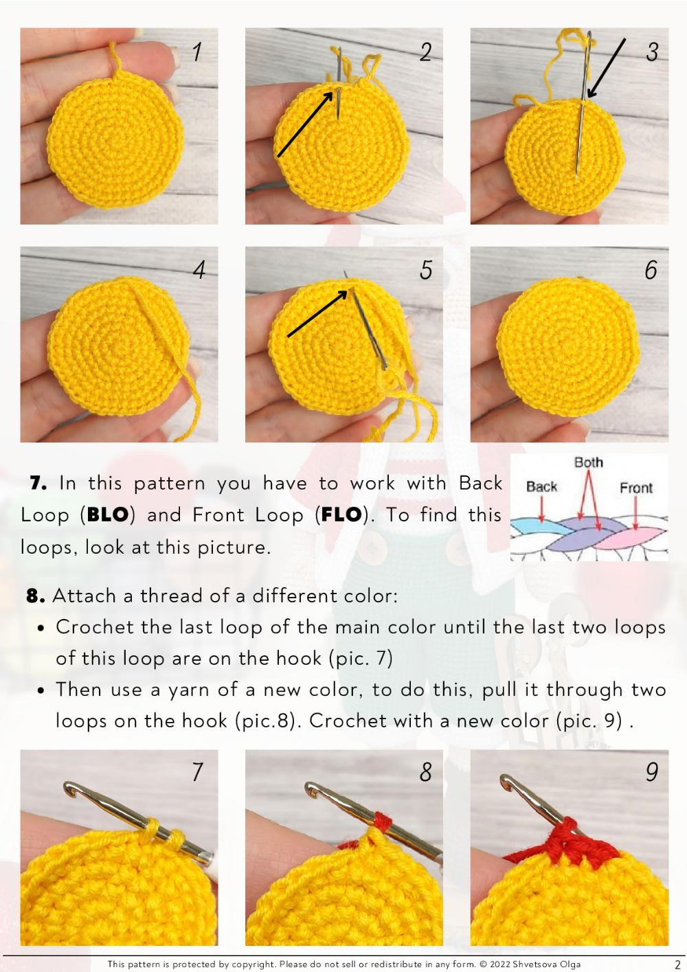 Crochet pattern "Santa Claus"