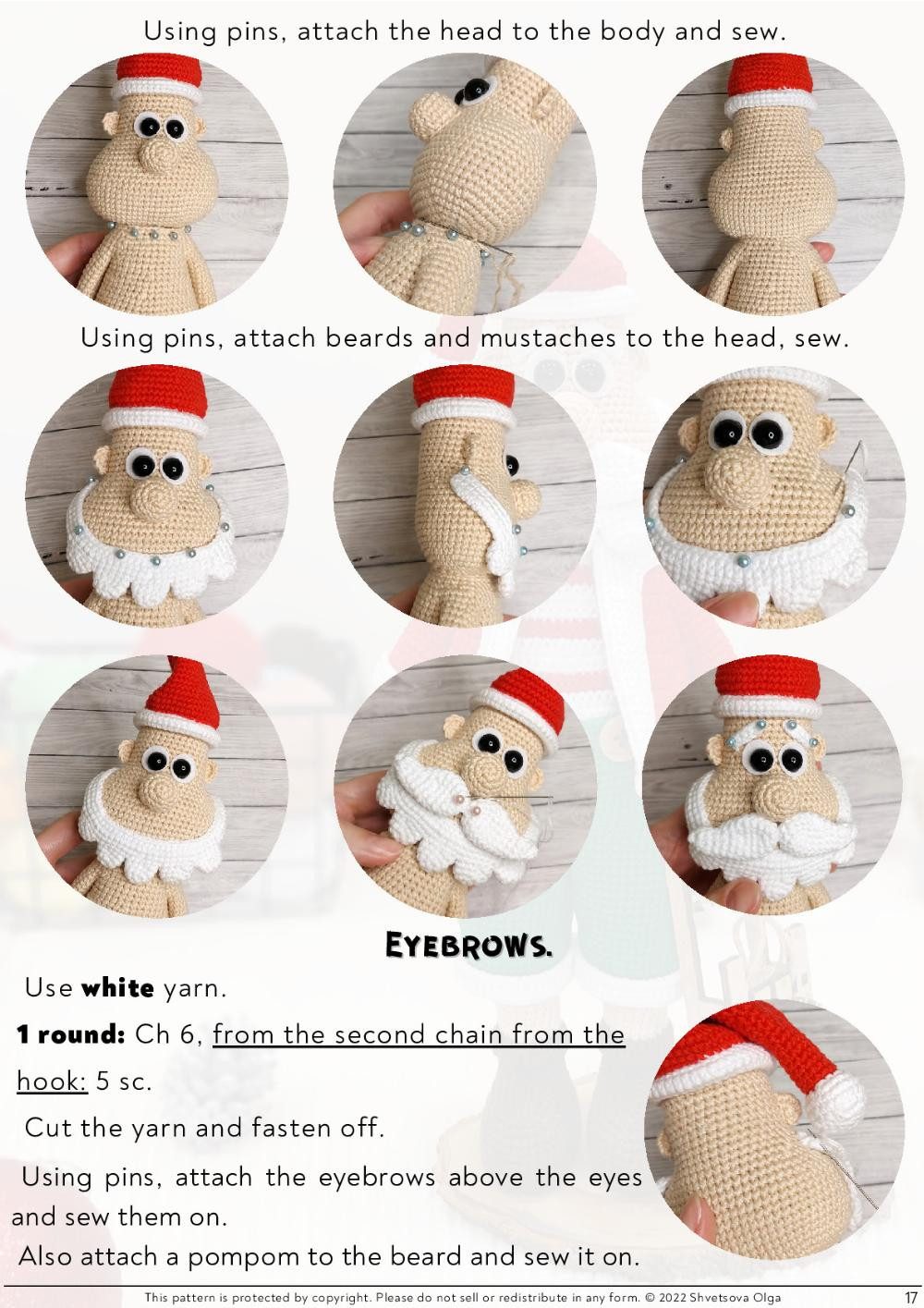 Crochet pattern "Santa Claus"