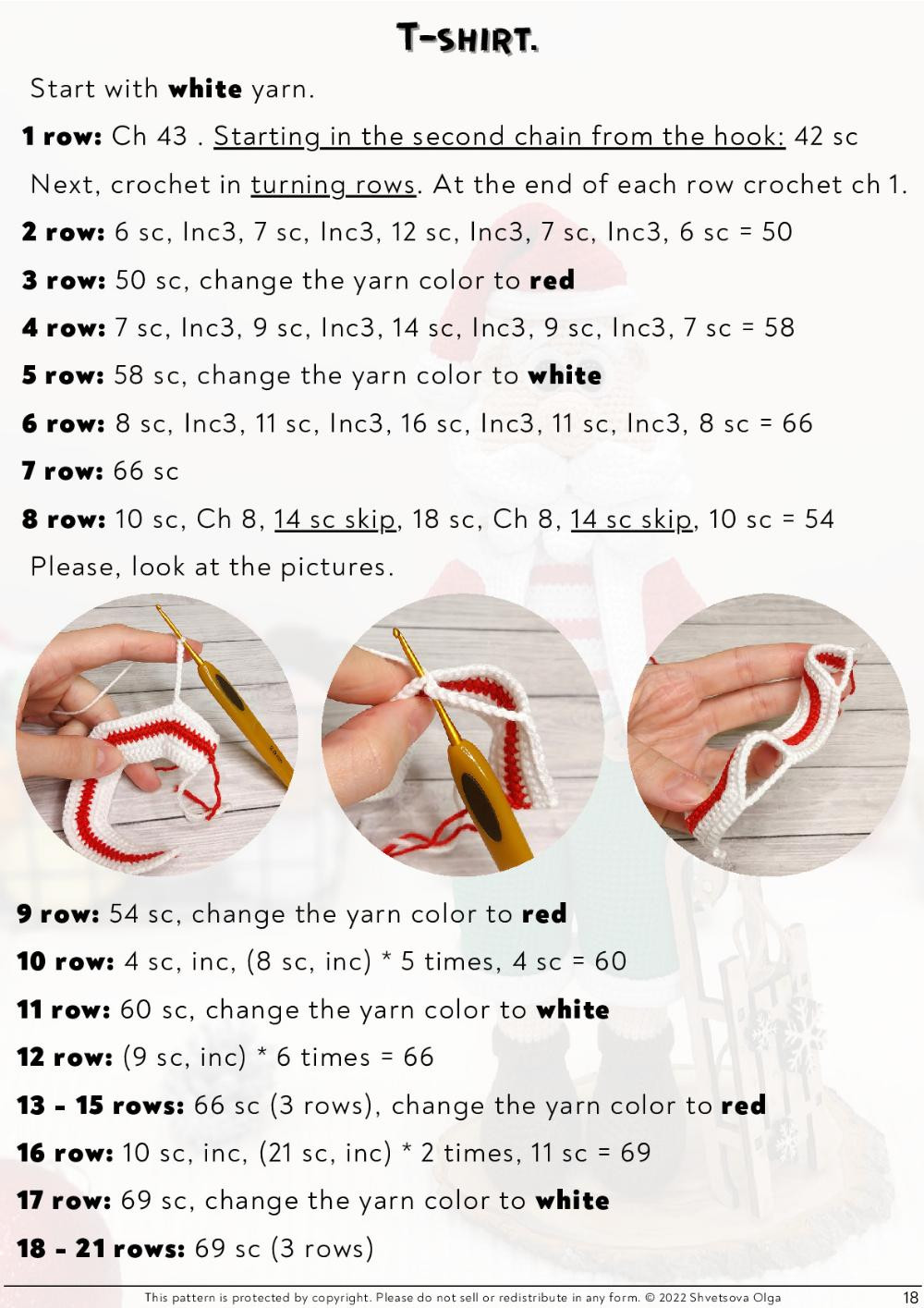 Crochet pattern "Santa Claus"