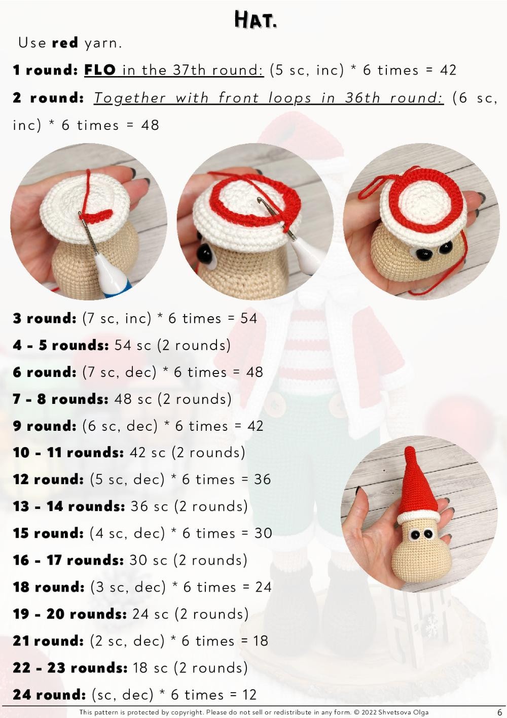 Crochet pattern "Santa Claus"