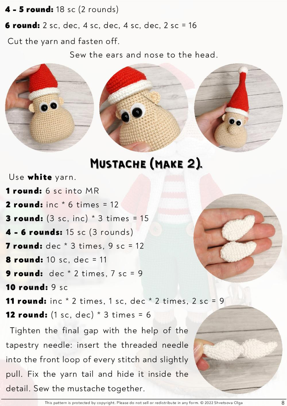 Crochet pattern "Santa Claus"