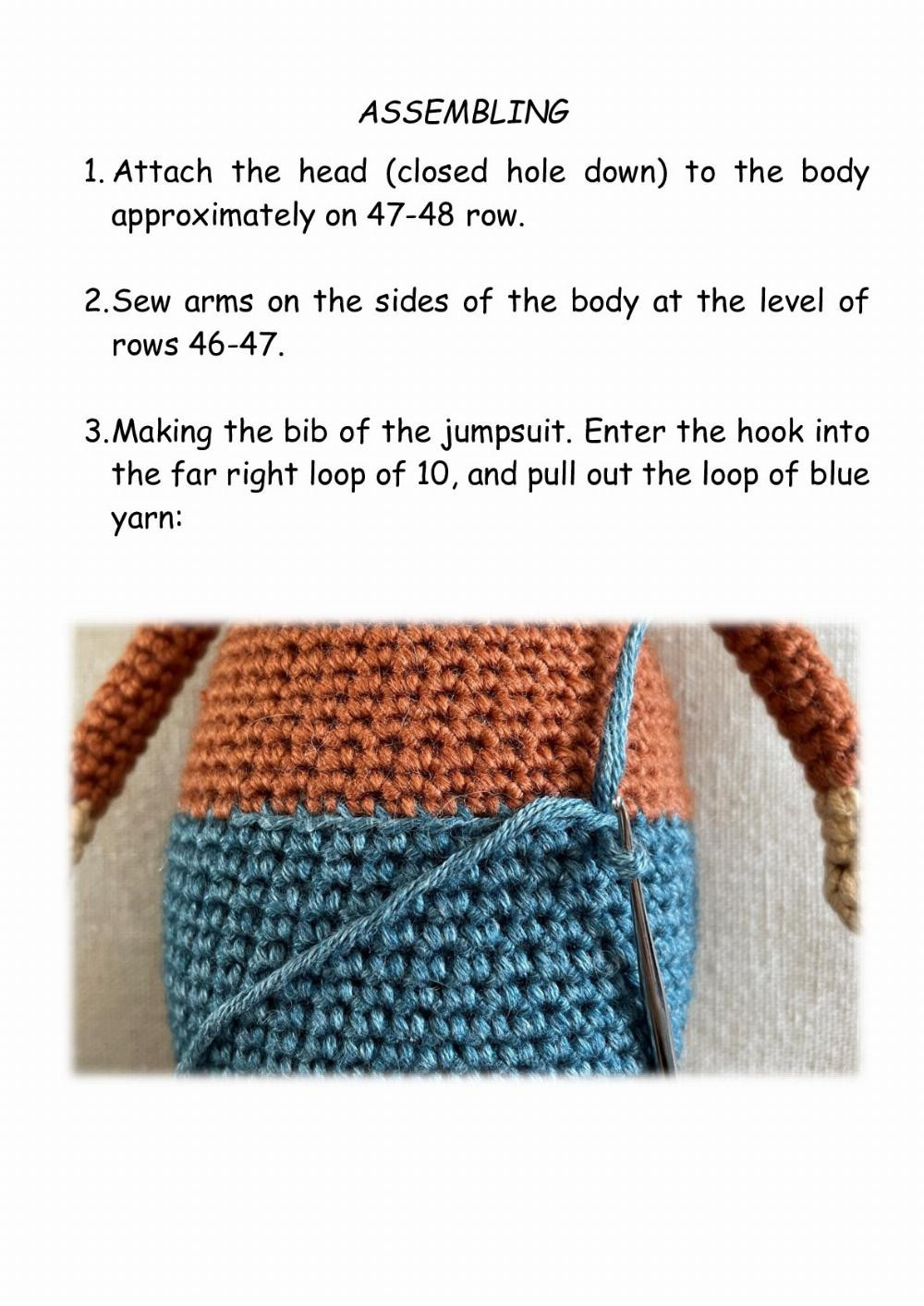 Crochet pattern “Scarecrow” (18 cm) Pattern includes: - scarecrow - hat - pumpkin