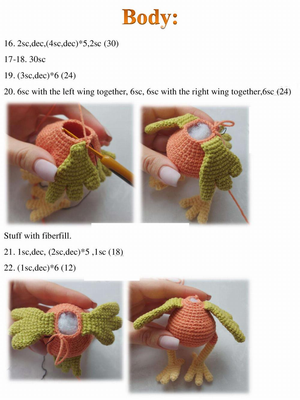 crochet pattern the owl