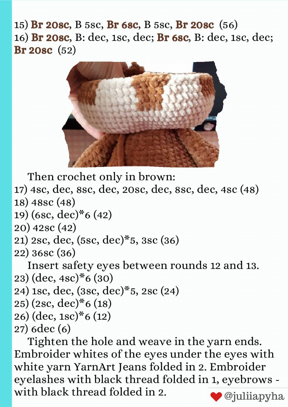 Crochet Pattern Tiny Deer