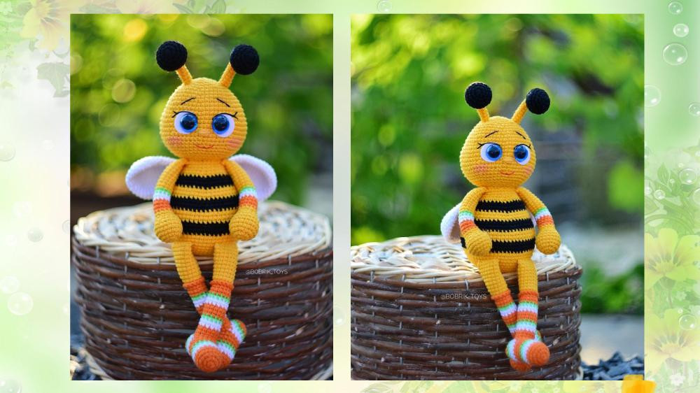 crochet pattern toy baby bee