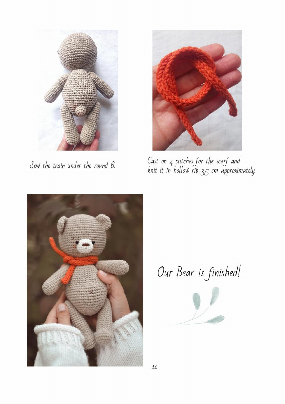 Crochet toys Pattern "Bear and Panda"