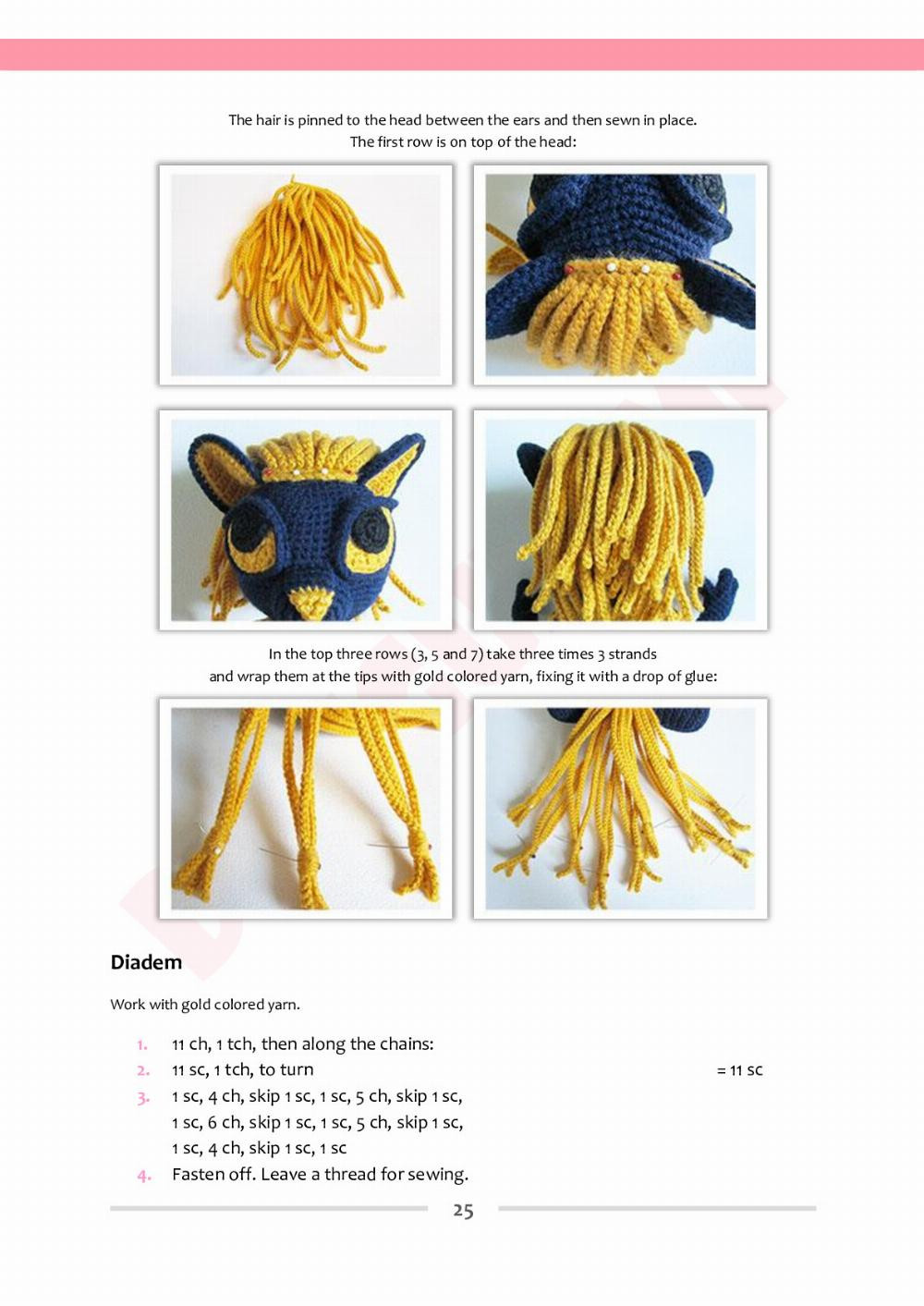 dinegurumi bastet have fun crochet pattern