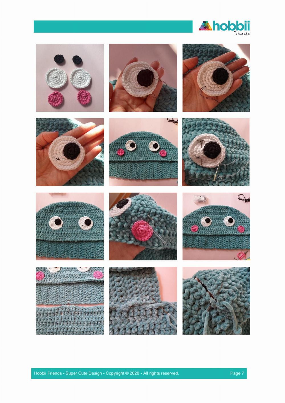 Dino Blanket crochet pattern