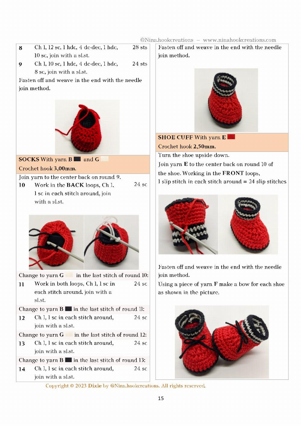 Dixie crochet pattern