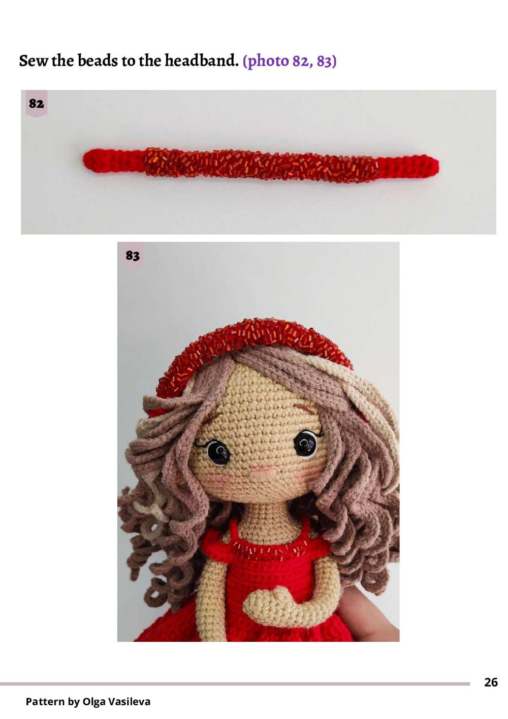 doll julia crochet patern