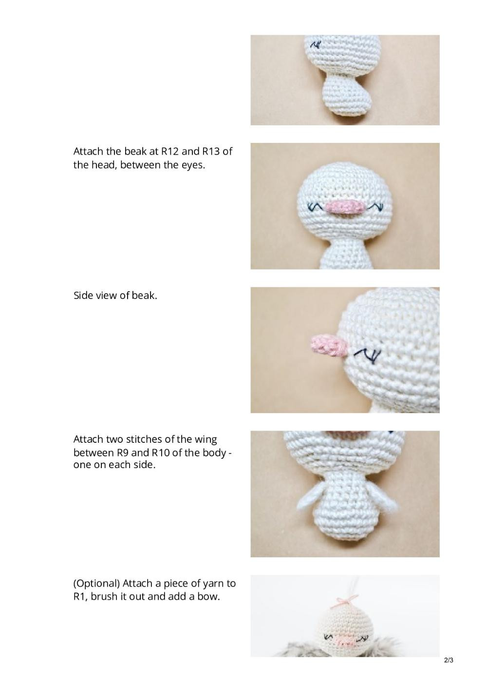 Dottie The Duck crochet pattern