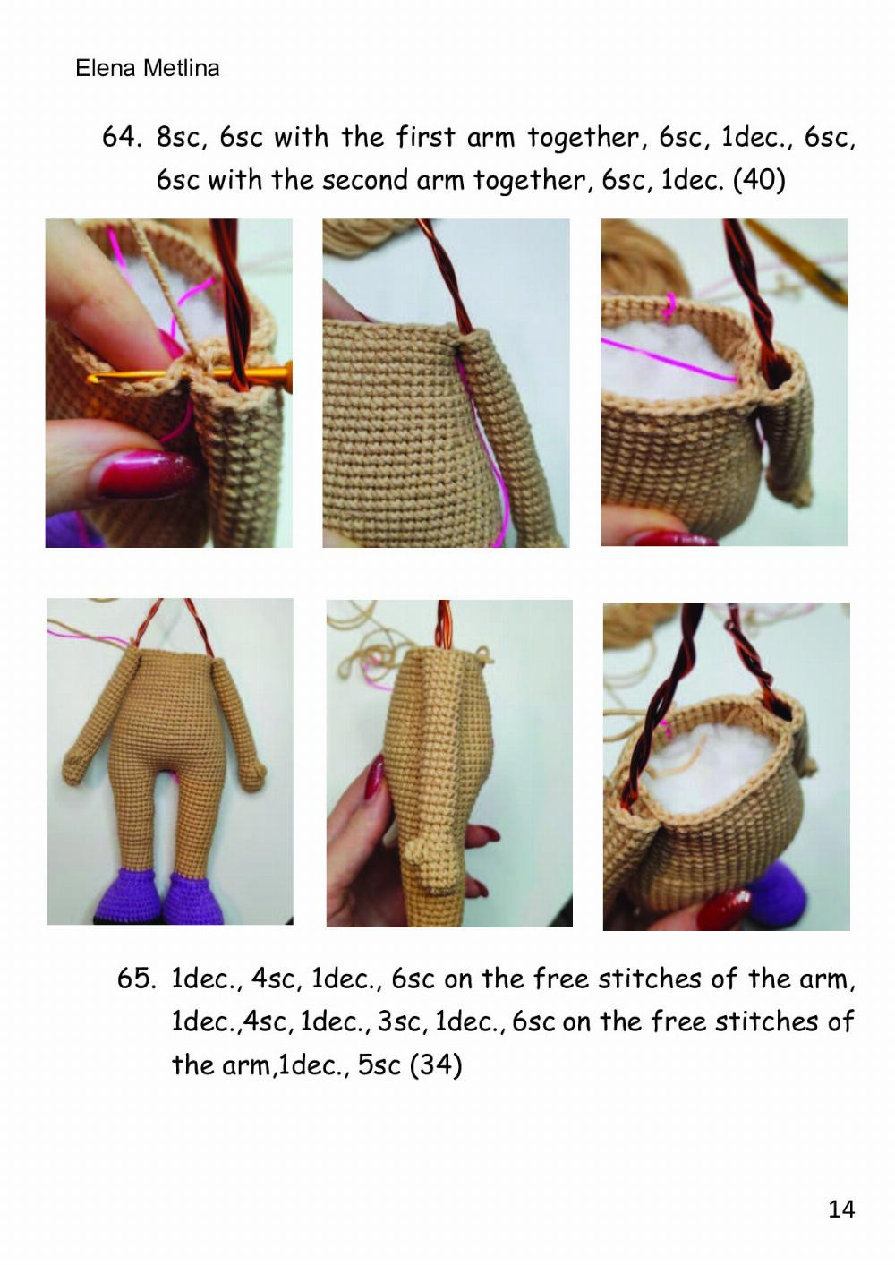 Elena Metlina Crochet pattern «Eastern gnomes»