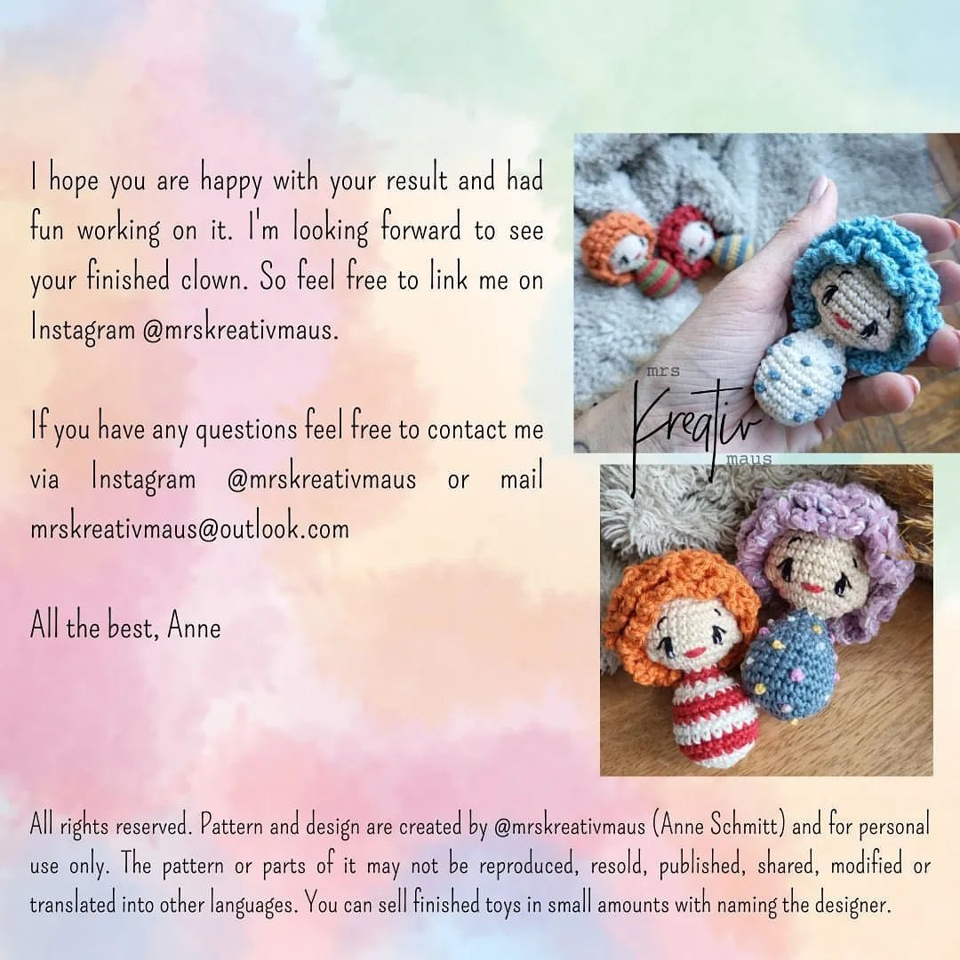 english clown alfred free crochet pattern