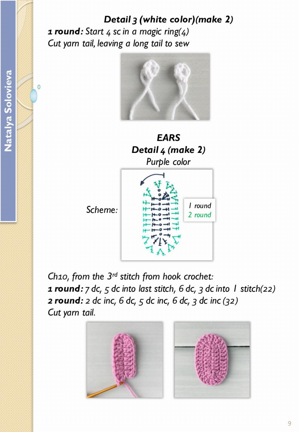 English Crochet Pattern Stitch Outfit (for the toy 32-33 cm tall)