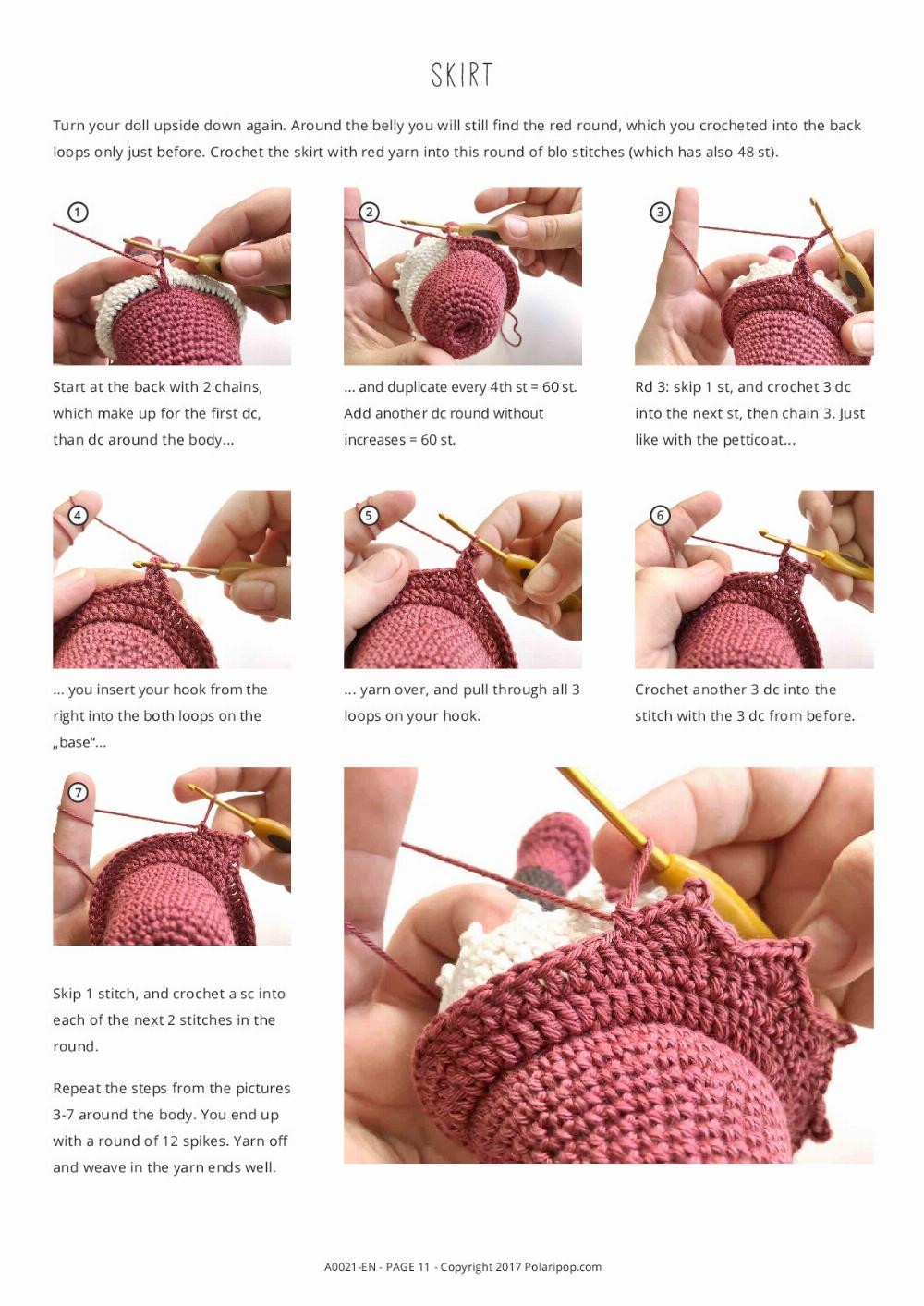 ENGLISH mora the mothgirl crochet pattern