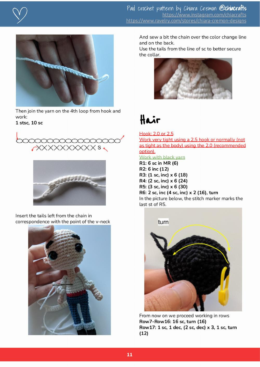 Eric Crochet Pattern