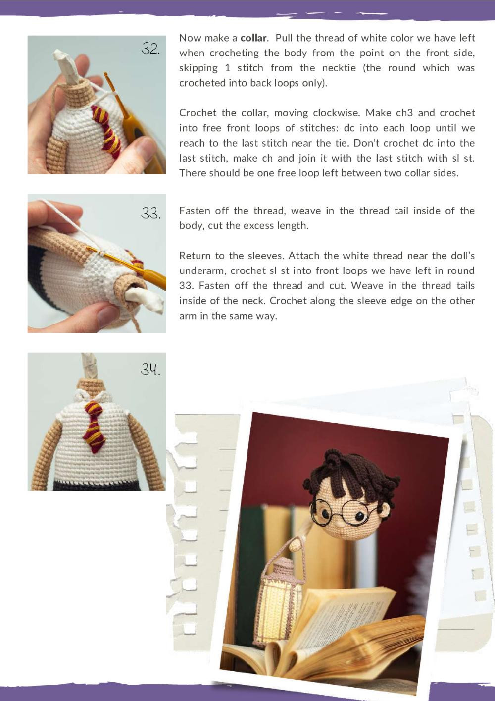 FAMOUS WIZARD Crochet toy pattern