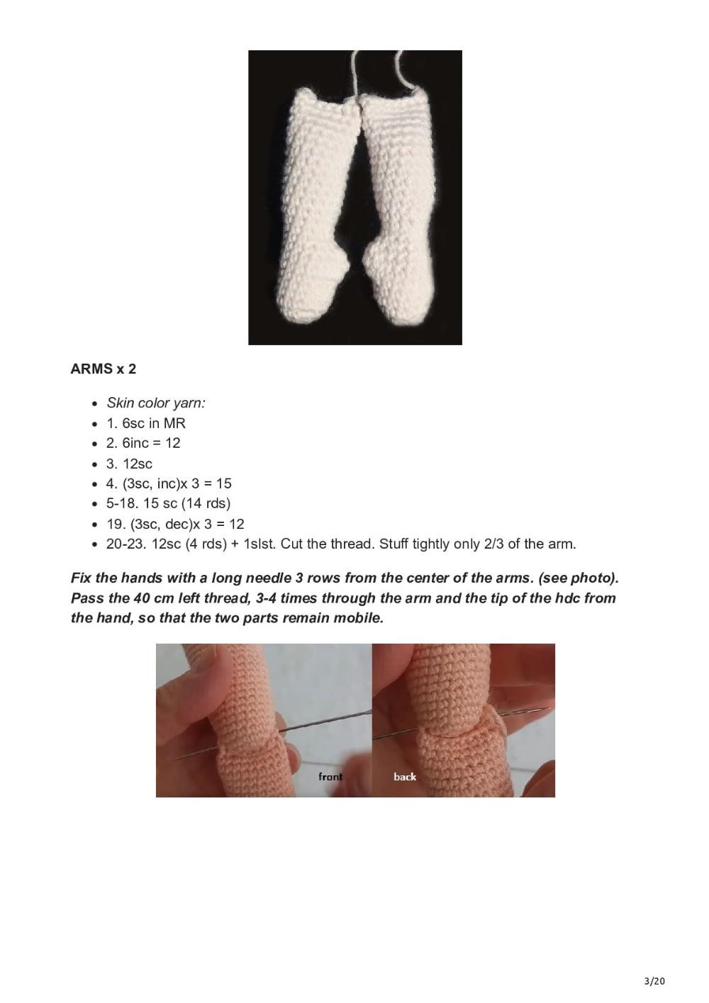 Fifi Doll – Free crochet pattern