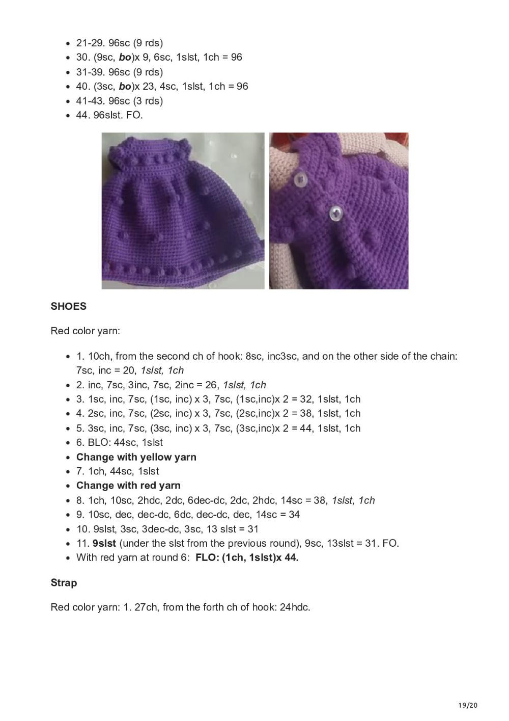 Fifi Doll – Free crochet pattern