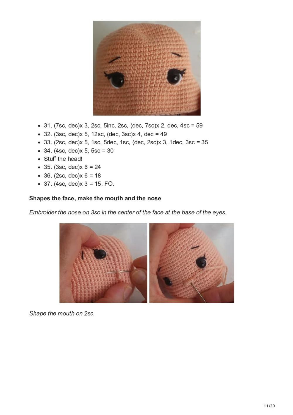 Fifi Doll – Free crochet pattern