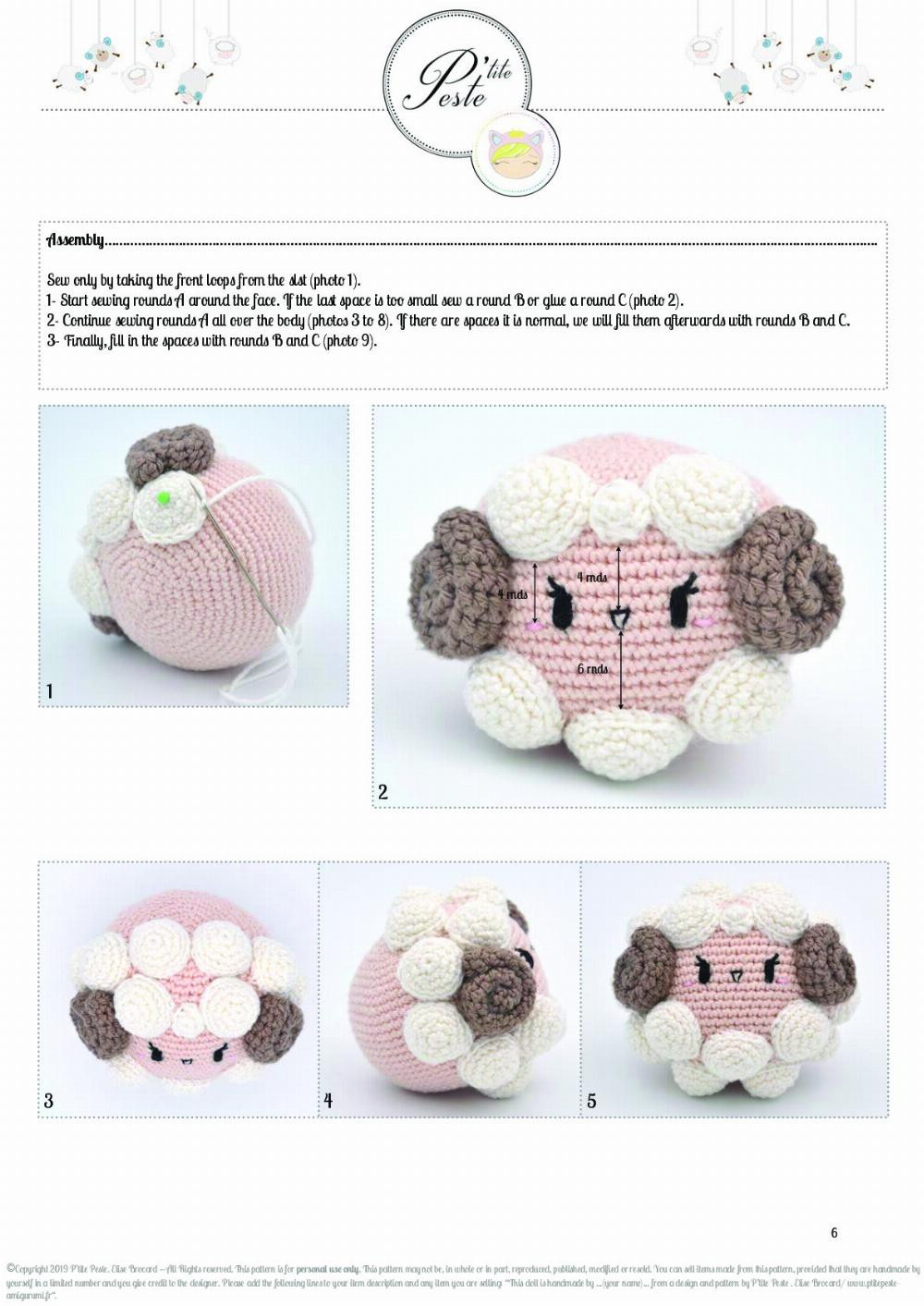 Fleur Collection « My P’tites Bestioles » -Model 5 (crochet pattern)