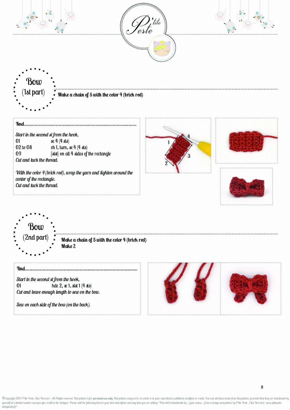 Fleur Collection « My P’tites Bestioles » -Model 5 (crochet pattern)