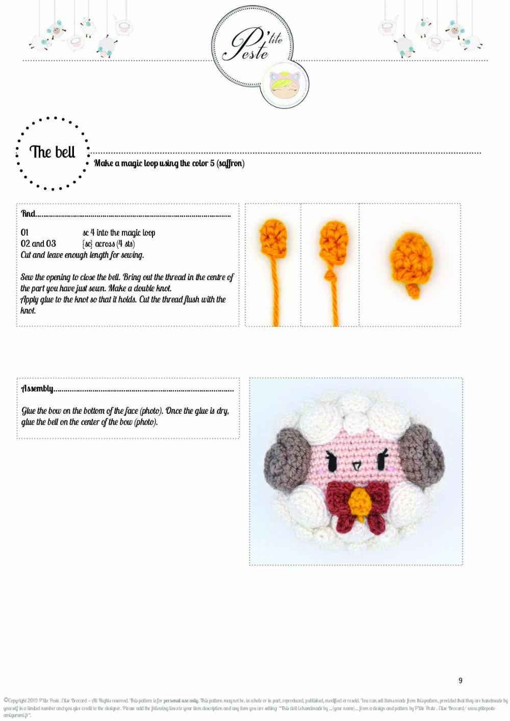 Fleur Collection « My P’tites Bestioles » -Model 5 (crochet pattern)