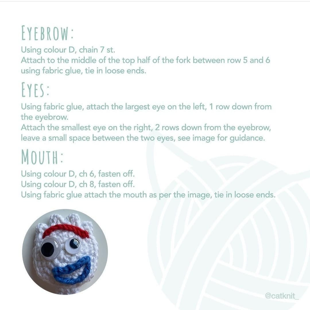 forky crochet pattern