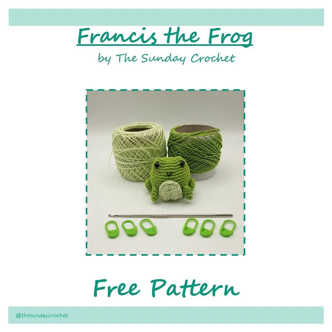 francis the frog crochet pattern