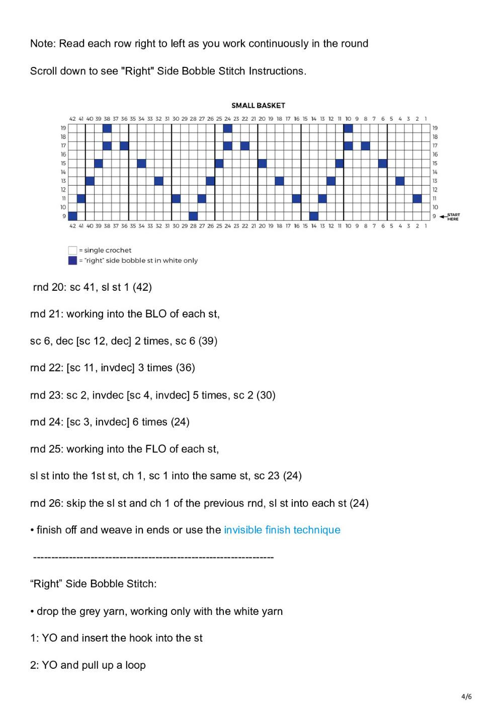 FREE Crochet Pattern - Small Decorative Basket