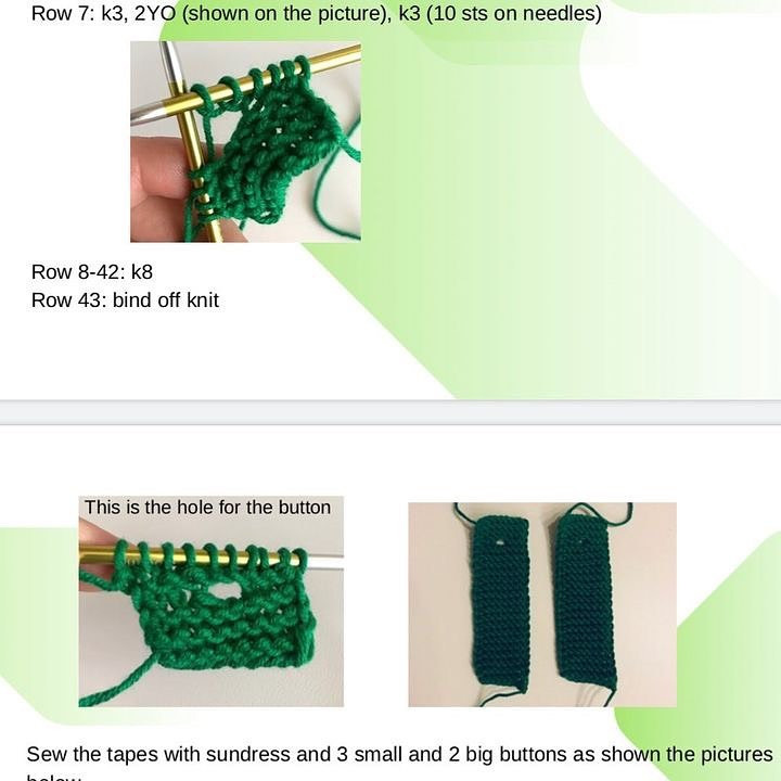 free green dress pattern