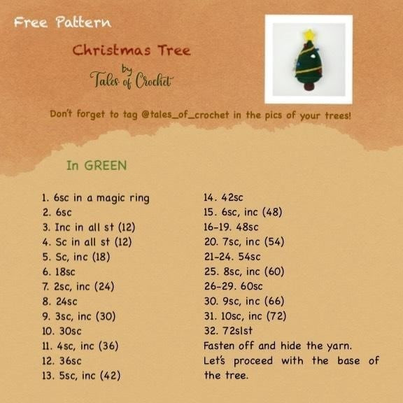 free pattern christmas tree